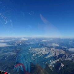 Flugwegposition um 13:39:34: Aufgenommen in der Nähe von Gemeinde Hinterstoder, Hinterstoder, Österreich in 3467 Meter